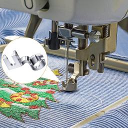 Quilting Presser Foot para máquinas de costura domésticas, haste baixa, Régua de movimento livre, Fit Embroidery Darning Acessórios - Image 2