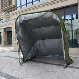 Tenda portátil manual à prova d'água, casa de carro, abrigo dobrável, dossel de estacionamento, aço galvanizado, garagem retrátil - Image 2