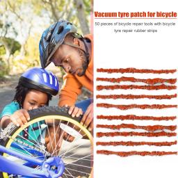 Tire Patch Strip para pneus de bicicleta, sem câmara, reparação, acessórios de ciclismo, estrada, mountain bikes, 1,5x50mm, 50pcs - Image 6