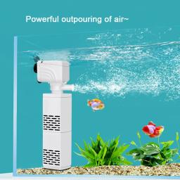 Silencioso Aquário Bomba De Filtro, tanque De Peixes, Ar Submersível, Aerador De Oxigênio, Changer De Água, Criador De Ondas, 220V, 4 em 1 - Image 3