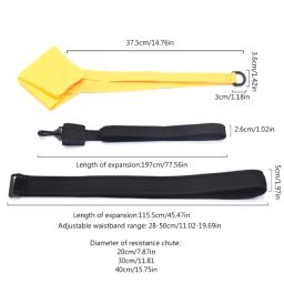 Equipamento de treinamento de resistência de resistência de paraquedas de paraquedas de natação para paraquedas de resistência - Image 6