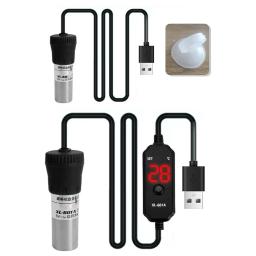 Aquecedor submersível ajustável de aquário Aquecedor de aquário Display digital Controlador de temperatura externo para aquário 20W 25W - Image 1