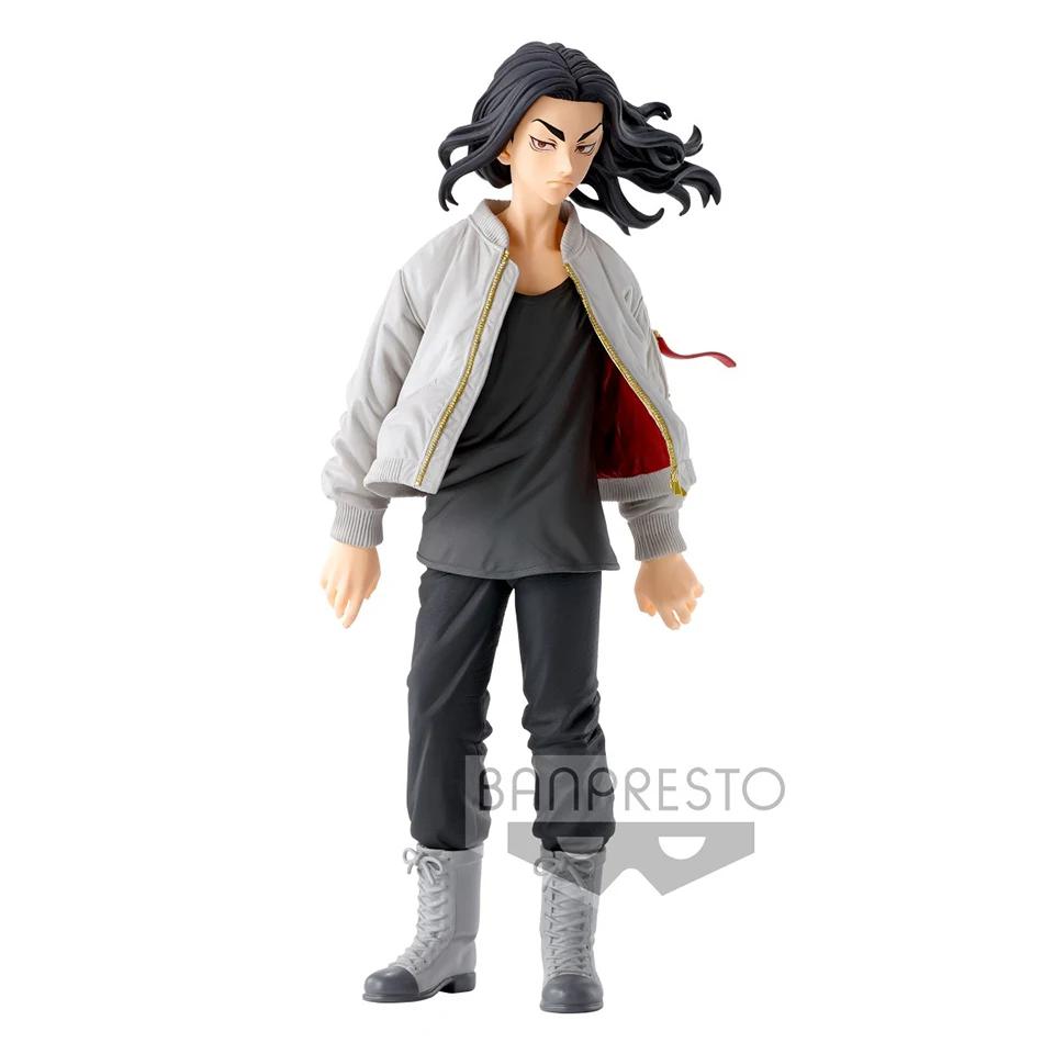 Japonês Anime Figura Brinquedos Colecionáveis Boneca, Banpresto Tokyo Revengers, Baji Keisuke Vol.2, Figurinhas Originais, 17cm - Image 1