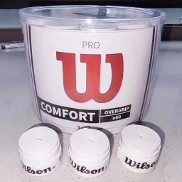 15/30 pçs wilson overgrip original anti deslizamento raquete de tênis sweatband apertos padel absorção de choque aperto fita acessórios de treinamento - Image 1