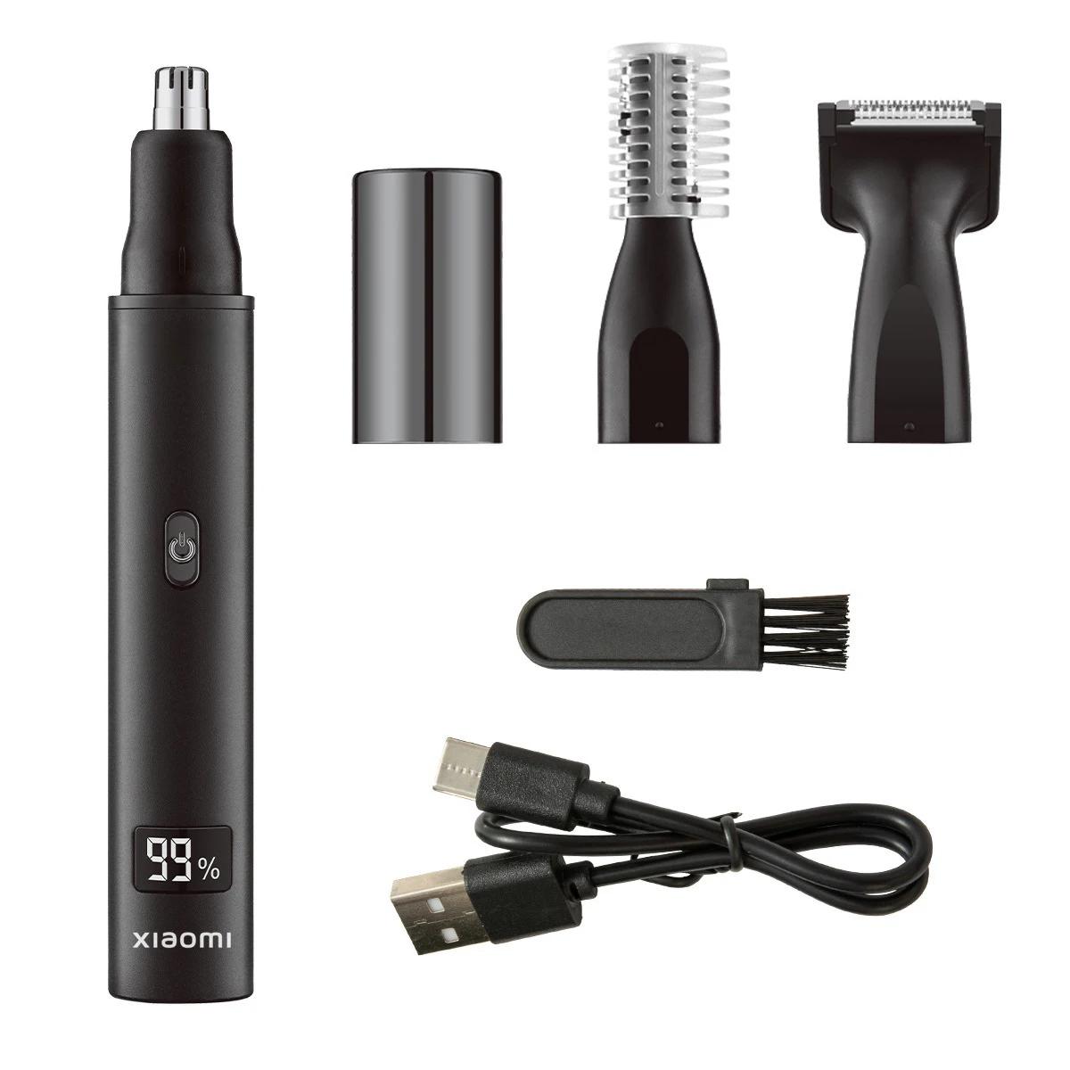 2025 NOVO! Xiaomi 3 em 1 elétrica nariz orelha aparador de pêlos para homens indolor recarregável costeletas sobrancelhas barba máquina de cortar cabelo barbeador - Image 1