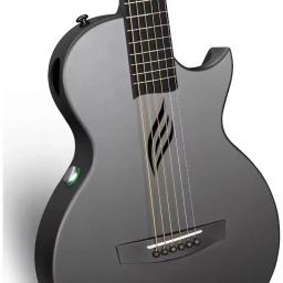 Enya-Smart Carbon Fiber guitarra elétrica, acústica com captador, caso, cinta, cabo, guitarra, violino, viagem, GO SP1, 35" - Image 5