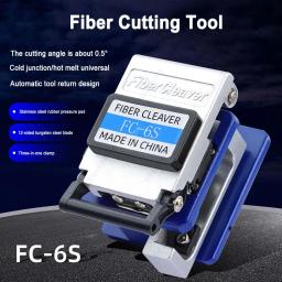 Fibra Cutelo Tool Kit, FTTH Fibra Óptica, cabo faca cortador, Conexão Fria, Ferramenta de corte, 16 Lâmina Superfície, FC-6S - Image 1