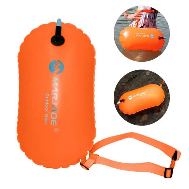 Boia de Reboque Float com Cinto de Cintura para Treinamento de Natação em Água Aberta