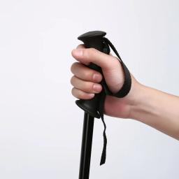 Bastões de esqui ajustáveis de 2 seções em liga de alumínio para cnhadas ao ar livre, para adultos e crianças, bastões de ... - Image 2
