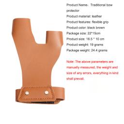 Tiro com arco e flecha dedo guia dedo & protetor de mão conjunto saver ajustável correias arqueiro tiro braço protetor para a caça tiro - Image 3