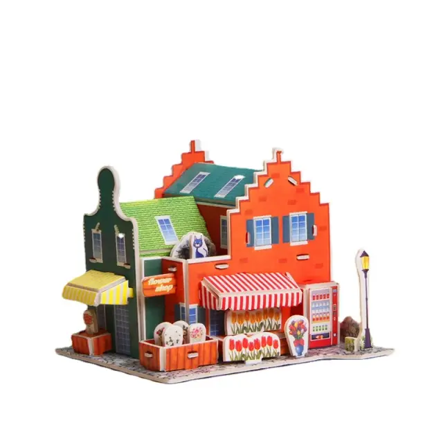 Modelo de Construção em Papel 3D DIY: Puzzle Criativo e Brinquedo Educativo Ideal para Presentes Infantis