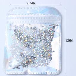 1000 peças tamanhos mistos e muitas cores para escolher ponto de volta resina strass redondo glitter contas para fazer jóias suprimentos diy - Image 5