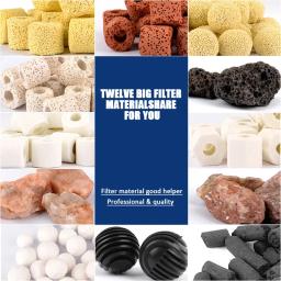 Material De Filtro De Tanque De Peixe De Carbono Ativado, Limpeza De Água Natural, Bola Bioquímica, Anel De Cerâmica, Pedra Vulcânica Do Aquário - Image 2