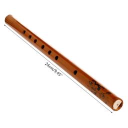 Tradicional 6 buraco flauta de bambu clarinete estudante instrumento musical madeira cor navio da gota - Image 6