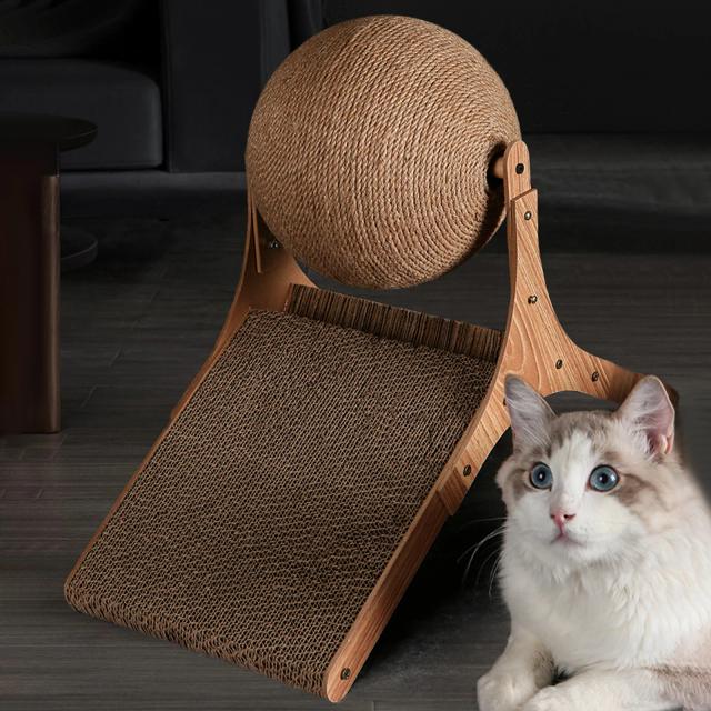 Brinquedo Interativo para Gatos: Arranhador Resistente ao Desgaste que Protege Seus Móveis