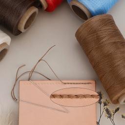Fio Encerado para Artesanato De Couro, Projetos De DIY, Encadernação, Reparação De Sapatos, Corda De Jóias, Cordão Pulseira, 150D, 284 Jardas - Image 5