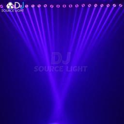 LED Moving Head Light com anel, 4-in-1 feixe, mini lâmpada LED, controlador de discoteca DJ, 60W, RGBW, 5x60W - Image 6