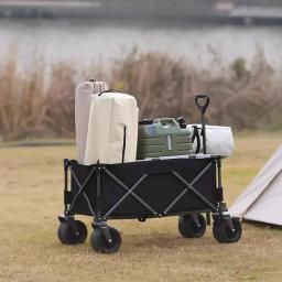 Acampamento ajudante! Carrinho De Armazenamento Multifuncional, Espaço De Armazenamento De Grande Capacidade, Tornando Seu Equipamento Completo e Viagem Mais Conveniente - Image 2