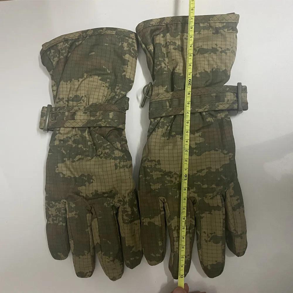 Luvas táticas de camuflagem para homens, velo quente, equitação de caça ao ar livre, inverno - Image 1