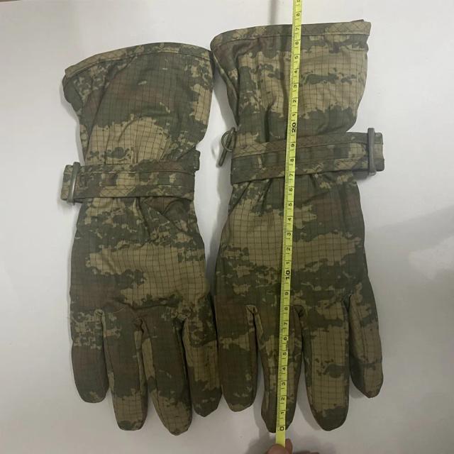 Luvas Táticas de Camuflagem para Homens - Velo Quente para Caça e Atividades ao Ar Livre no Inverno