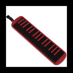Saco de piano para iniciantes, tocar gaita, vermelho e preto, caixa de piano EVA, musical para adultos, 32 teclas - Image 1