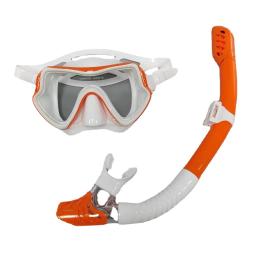 Máscara de mergulho profissional de silicone para homens e mulheres, óculos de natação à prova d'água UV, equipamento de snorkel, adultos - Image 5