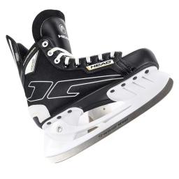Head-S180 Lâminas de faca de hóquei no gelo de couro preto, patins sapatos Patines com lâmina de gelo real, adultos e crianças, tamanho 28-47 - Image 2