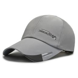 Quente longo da borda boné de beisebol sol viseira chapéu à prova dwaterproof água esporte pato língua feminino masculino secagem rápida ao ar livre espaço boné de beisebol ajustável - Image 3