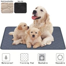 Reutilizável Dog Pee Pad Cobertor, Fralda absorvente Cama de treinamento de cachorro lavável, Tapete de urina para pet, Tampa do assento de carro - Image 1