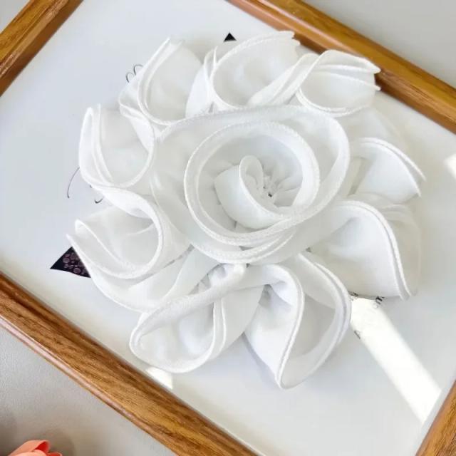 Broches de flores grandes para mulheres: alfinetes de lapela corsage e acessórios de moda para festas de casamento