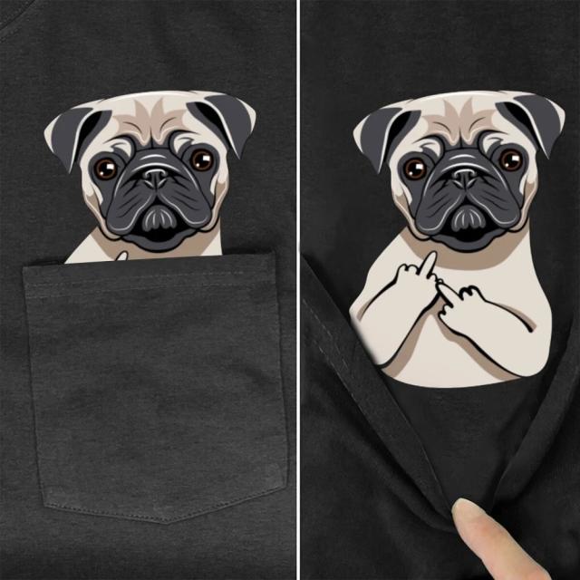 Camiseta de algodão com animais impressos, divertida e casual, ideal para homens e mulheres - estilo Y2K para o verão