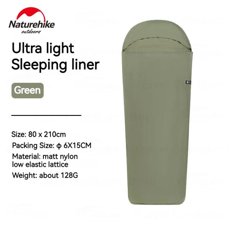 Naturehike-Mini múmia térmica saco de dormir, forro de veludo, inserir veludo, verão saco de dormir, saco ultraleve - Image 1