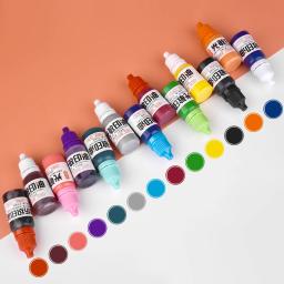 Tinta fotossensível especial para roupas, secagem rápida, tinta de estampagem, tinta têxtil, impermeável, impressão, não se desvanecendo para estudantes, 10ml - Image 2
