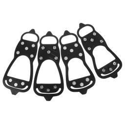 Tampa de sapato esportiva de inverno para mulheres e homens, antiderrapante, garras de gelo, escalada na neve, picos, grampos Crampon, botas, 5, 8 Stud, 2 peças - Image 2
