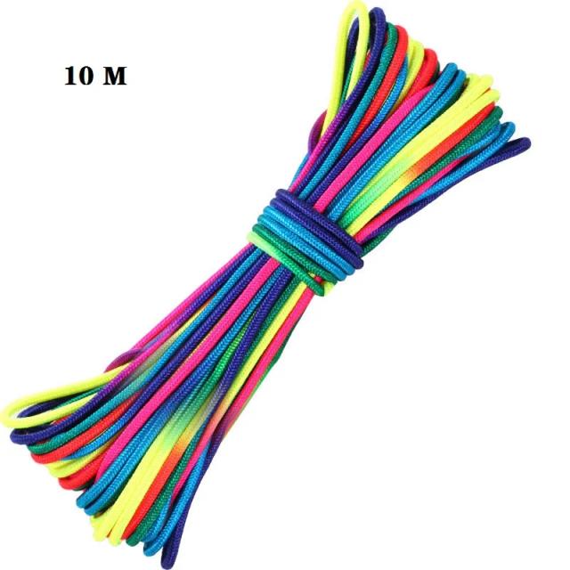 Cabo de Corda Colorido para Pulseiras Paracord - Acessórios Artesanais de DIY com Núcleo de Fio de 3mm