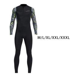 Fato de mergulho neopreno para homens, corpo inteiro mergulho terno com zíper frontal, para snorkeling, surf e natação - Image 5