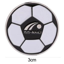 Moedas do lance alta dureza resistente à abrasão padrão claro alívio de futebol visível duas-face árbitro flip coins futebol fornecimento - Image 6