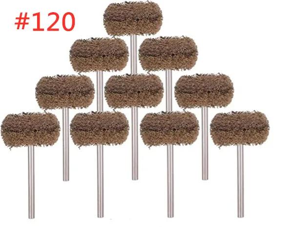 Acessórios de Polimento em Nylon para Dremel: Escovas Abrasivas e Pads com Cabos de 2.35mm e 3mm - Pacote com 1 Saco