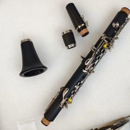 Excelente Clarinete com Estojos Eb 11Key Baquelite Nickel Plated Presentes para crianças - Image 5