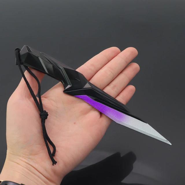 Espada Samurai de Metal para Meninos - Faca Singularity do Valorante, Coleção de Jogos, 18cm