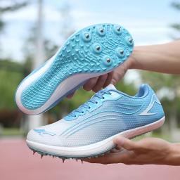 Tênis Atlético Velocidade para Homens e Mulheres, Campo de Atletismo, Pipoca, Mid Sole, Spikes, Sprint, Profissional, Unhas, Curto, Corrida, Treinamento - Image 3