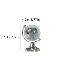 Mini Globo De Vidro para Terra, Grandes Brinquedos Educativos, Material De Escritório, Ferramentas De Ensino, Decoração De Mesa, Presente Modelo, Bonito - Image 3