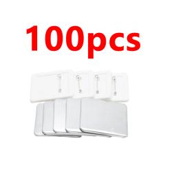 100 peças ímãs de geladeira quadrados/pinos de crachá 50x50mm adequados como presente para crianças consumíveis de decoração diy - Image 6