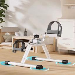 Exercitador de pedal portátil mini bicicleta de exercício resistência ajustável pé peddler máquina antiderrapante para reabilitação de pernas internas - Image 3