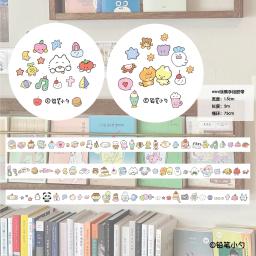 Adesivos Japoneses Adesivos Decorativos, Fitas De Mascaramento De Graffiti Desenhadas À Mão, Papel de Scrapbooking DIY, 5m, 1Pc por Lote - Image 2