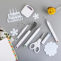 Conjunto básico de ferramentas de capina de vinil, artesanato, faça você mesmo, costura, kit de ferramentas de escultura para cricut, fabricante de silhuetas, ferramentas manuais - Image 3