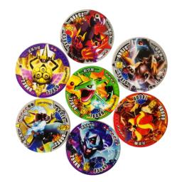 Pokemon Cards for Kids, Round Tazos Cards, Pikachu Game Collection, Paper Repeat, Cartões Chineses, Cartões Falsos, Crianças Falsas, Presente de Aniversário do Menino, 200PCs - Image 5