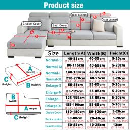 Capa de almofada de assento resistente à água Jacquard, Elastic Grey Sofa Cover, Living Room Furniture Protector for Pet and Kids, Removível - Image 2