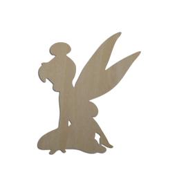Unfinished Blank madeira Angel Wings Forma recorte para a decoração do cartão Scrapbooking, três fadas irmãs Design - Image 3