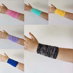 1pc suporte de pulso sweatband tênis vôlei basquete cinta de pulso suporte suor banda ginásio treinamento esporte pulseira protetor - Image 2
